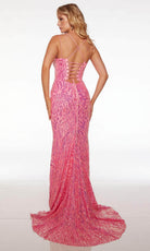 Alyce Paris 61618 - Sequin Beaded Sleeveless Prom Dress - detail view