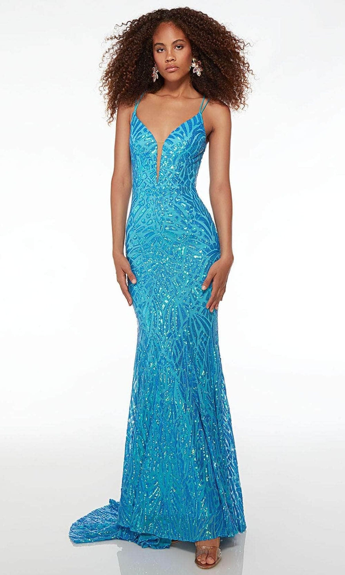 Alyce Paris 61618 - Sleeveless Sequin Beaded Prom Dress