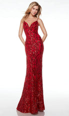 Alyce Paris 61677 - Sequin Embellished Mermaid Prom Dress