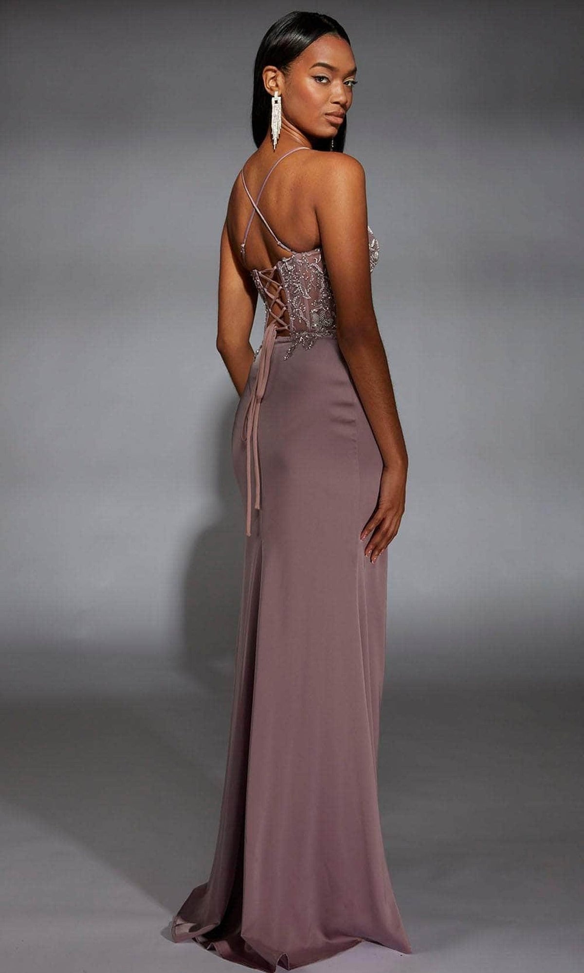 Alyce Paris 61741 - Sweetheart Beaded Corset Sheath Gown
