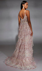 Alyce Paris 61745 - Floral Applique A-line Evening Gown