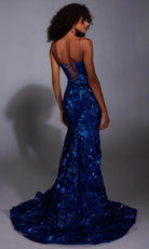 Alyce Paris 61755 - Embroidered Sequin Fitted Gown - detail view