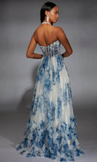 Alyce Paris 61757 - Floral Halter A-Line Gown