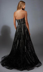 Alyce Paris 61770 - Glitter Strapless A-Line Gown