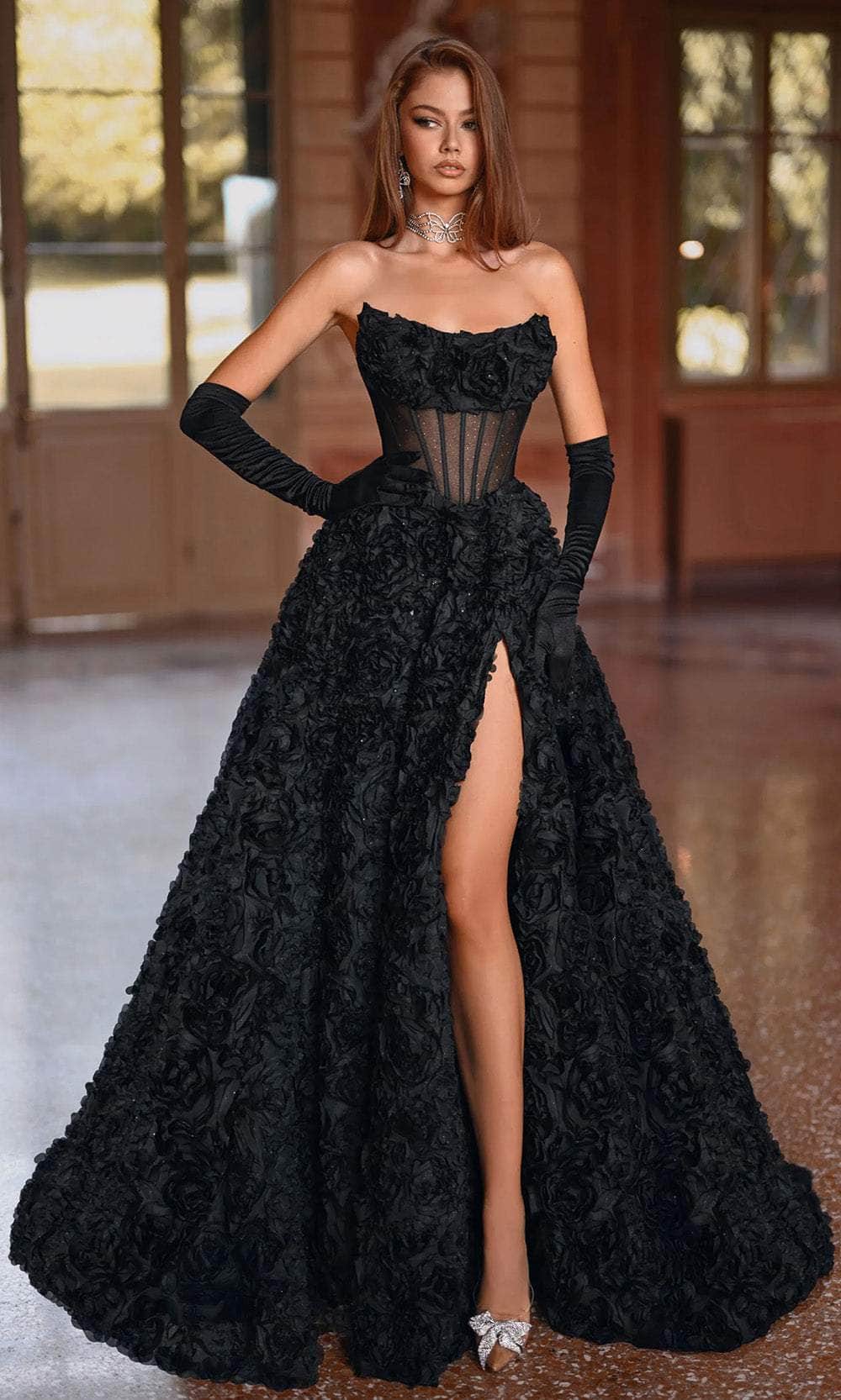 Alyce Paris 61775 - Ballgown Long Dress - back view