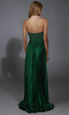 Alyce Paris 61789 - Metallic Foil A-Line Scoop Dress