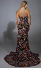 Alyce Paris 61810 - Floral Sequin Trumpet Gown