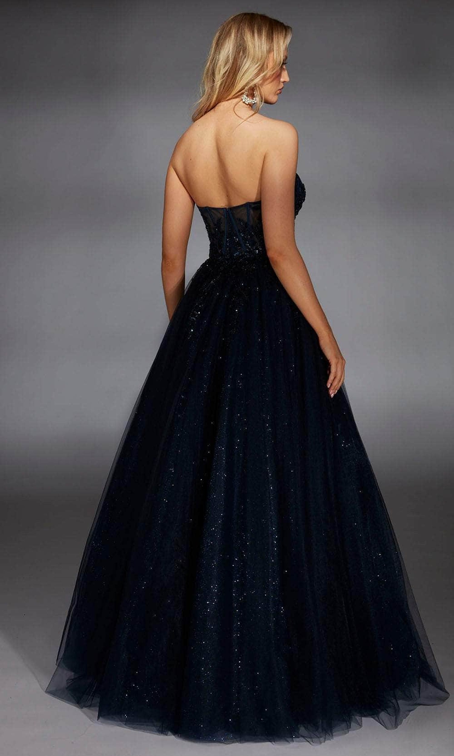 Alyce Paris 61846 - Glitter Plunge Ballgown