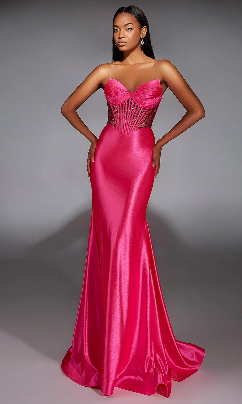 Alyce Paris 61851 - Sleek Strapless Sheath Gown - designer prom dress at Silhouette Dresses