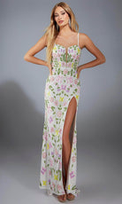 Alyce Paris 61905 - Plunging Neckline Hand-Beaded Gown