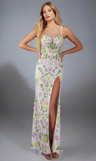 Alyce Paris 61905 - Plunging Neckline Hand-Beaded Gown - designer prom dress at Silhouette Dresses