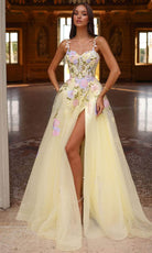 Alyce Paris 61909 - Floral Embroidered Tulle Gown - designer prom dress at Silhouette Dresses