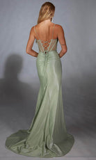 Alyce Paris 61916 - Beaded Sheath Dress with Slit