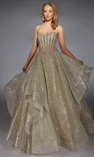 Alyce Paris 61971 - Glittering Strapless Ballgown - view 6