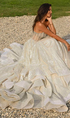 Alyce Paris 61971 - Glittering Strapless Ballgown - view 4