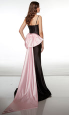 Alyce Paris 61983 - Corset Gown with Bow and Detachable Train
