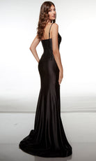 Alyce Paris 61983 - Corset Gown with Bow and Detachable Train
