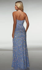 Alyce Paris 61998 - Embellished Fitted Gown with Heart Slit