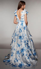 Alyce Paris 62001 - Ruffle Sleeve A Line Gown