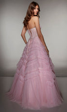 Alyce Paris 62007 - Tiered Glitter Tulle Ball Gown