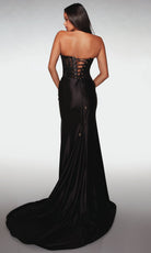 Alyce Paris 62011 - Embellished Corset Gown with Slit