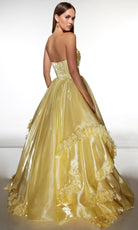 Alyce Paris 62014 - Shimmer Ball Gown with 3D Floral Accents