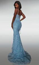 Alyce Paris 62017 - Beaded Corset Fitted Dress with Sweep Train