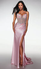 Alyce Paris 62022 - Embellished Corset Gown with Slit
