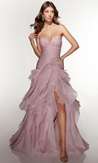 Alyce Paris 62024 - Layered Strapless Gown With Sweetheart Bodice