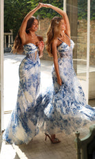 Alyce Paris 62028 - Floral Tulle A Line Gown