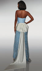 Alyce Paris 62031 - Strapless embellished corset gown with train