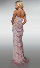 Alyce Paris 62038 - Strapless Beaded Glitter Gown