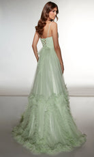 Alyce Paris 62043 - Romantic tulle ballgown with ruffle skirt