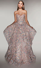 Alyce Paris 62048 - Floral Corset Ball Gown