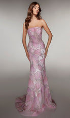 Alyce Paris 62049 - Strapless Beaded Evening Gown