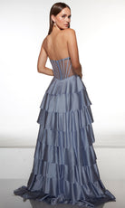 Alyce Paris 62056 - Tiered Ruffle Gown with Structured Bodice