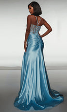 Alyce Paris 62059 - Embellished Bodice Satin Gown