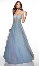 Alyce Paris 62061 - Floral Corset Ball Gown