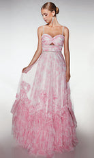 Alyce Paris 62063 - Tiered Ruffle Ballgown