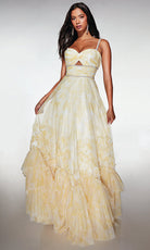 Alyce Paris 62063 - Tiered Ruffle Ballgown