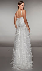 Alyce Paris 62072 - Corset Ballgown with Floral Skirt - Silhouette Dresses