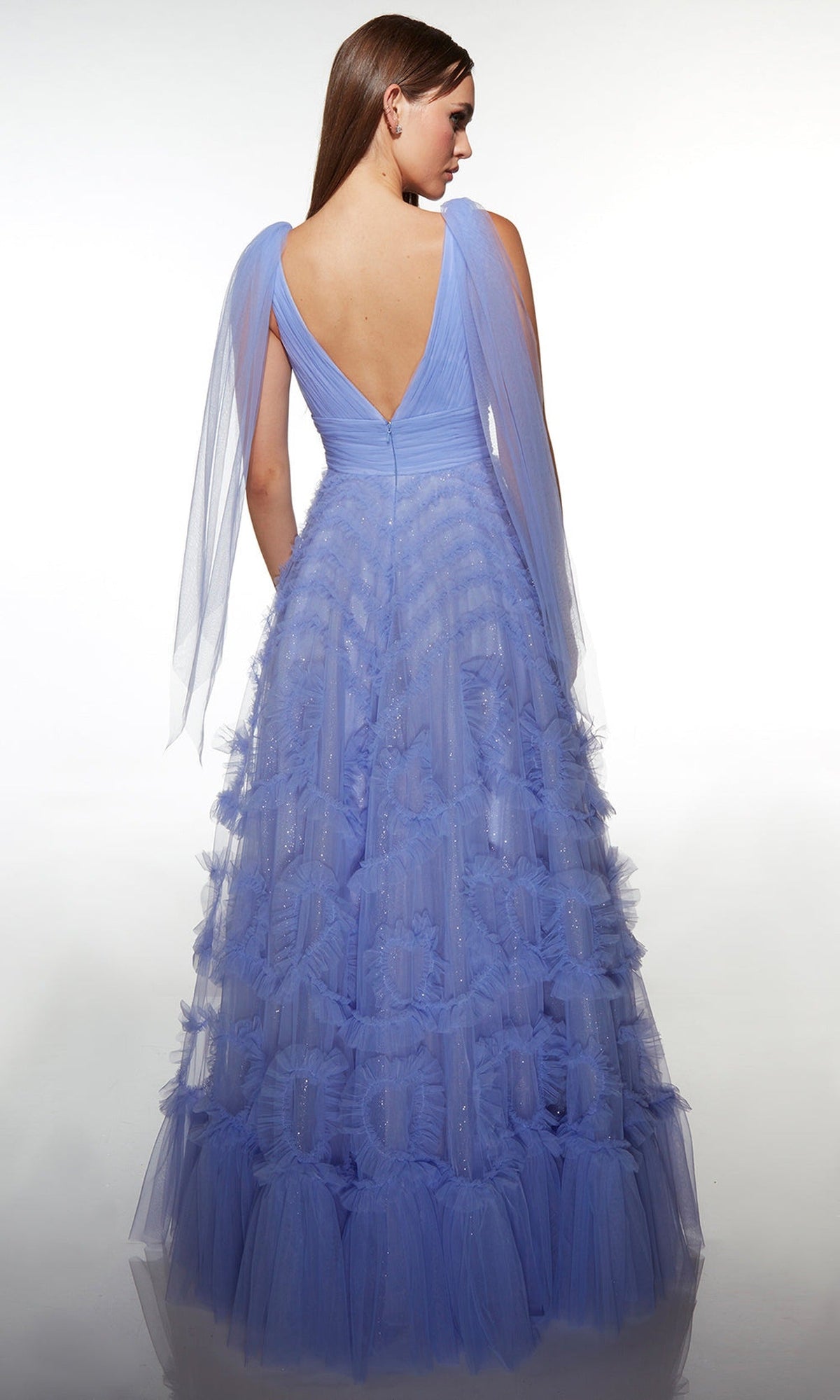 Alyce Paris 62079 - Textured Tulle A-Line Gown
