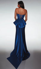 Alyce Paris 62089 - Embellished Corset Gown with Slit