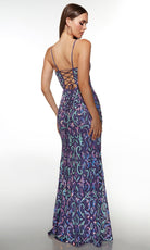 Alyce Paris 62103 - Beaded Illusion Slit Gown
