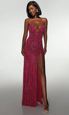 Alyce Paris 62114 - Beaded Sweetheart Fitted Gown