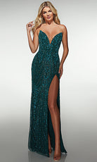 Alyce Paris 62114 - Beaded Sweetheart Fitted Gown
