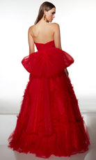 Alyce Paris 62119 - Strapless Tulle Ball Gown with Back Bow
