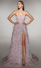 Alyce Paris 62186 - Off Shoulder Sequin Corset Ballgown