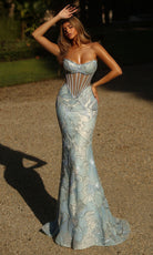 Alyce Paris 62187 - Beaded Corset Mermaid Gown