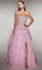 Alyce Paris 62191 - Tiered Ball Gown with Beaded Corset